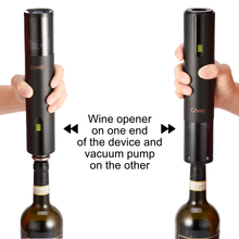 Load image into Gallery viewer, Cheer Moda Full Auto Rechargeable Electric Wine Opener Gift Set - CKE2000X (Rechargeable)